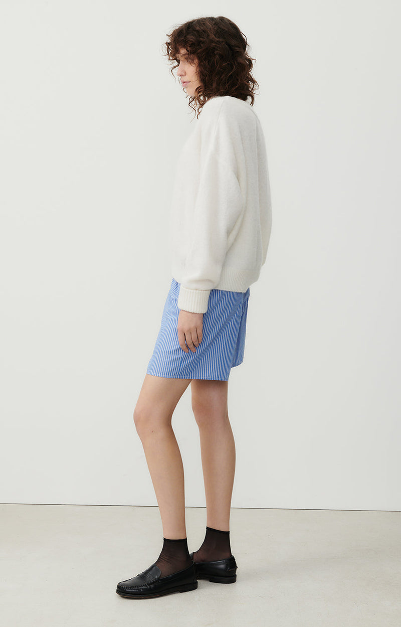 PULL AMPLE ML COL BATEAU