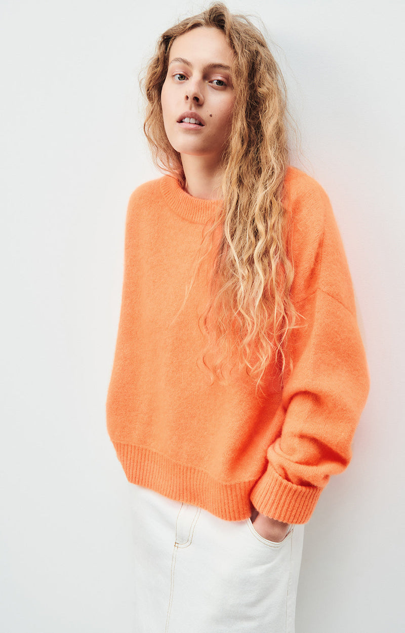 PULL AMPLE ML COL BATEAU