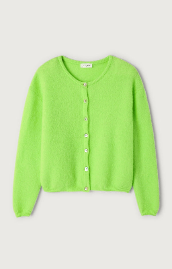 GILET COURT BOULE ML COL ROND BOUTONNE