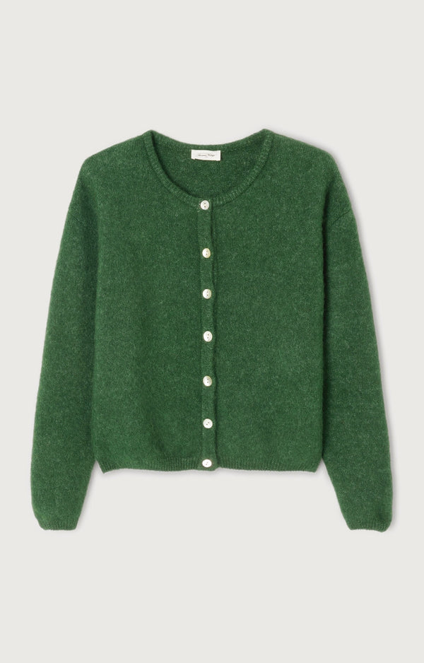 GILET COURT BOULE ML COL ROND BOUTONNE