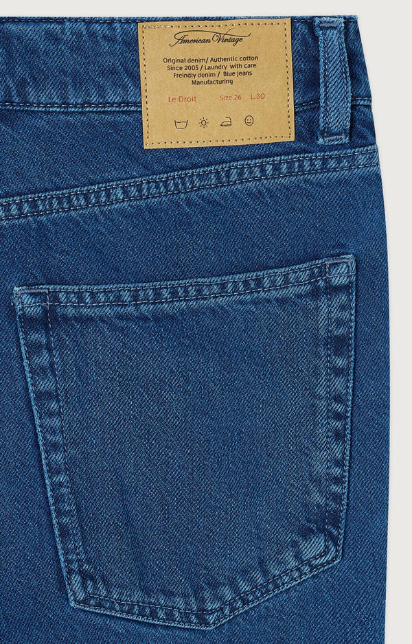 5 POCHES LE DROIT LONG TAILLE HAUTE