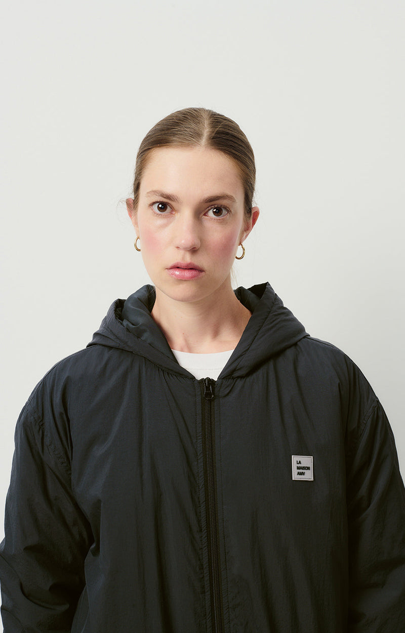 PARKA LONGUE AMPLE ML CAPUCHE ZIPPEE