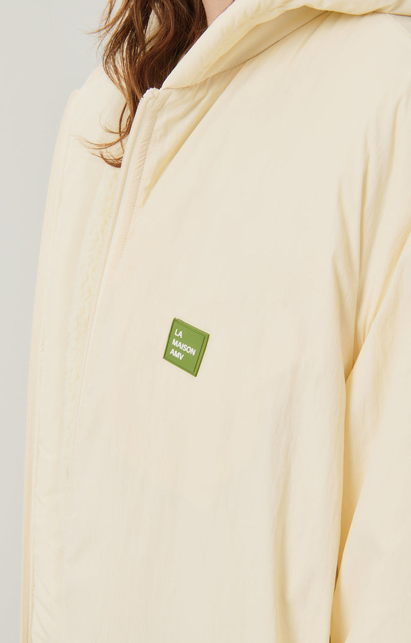 PARKA LONGUE AMPLE ML CAPUCHE ZIPPEE