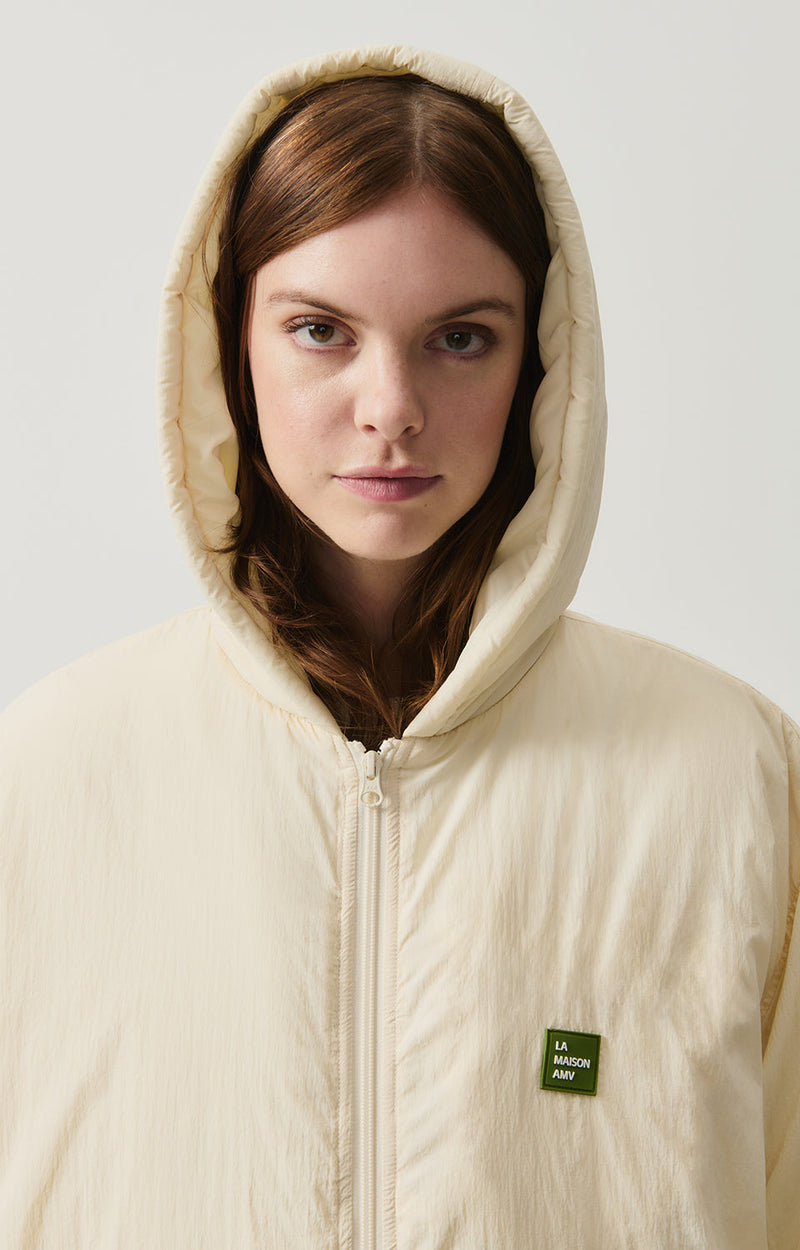 PARKA LONGUE AMPLE ML CAPUCHE ZIPPEE