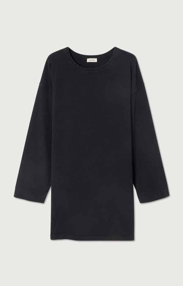 ROBE COURTE AMPLE ML COL ROND