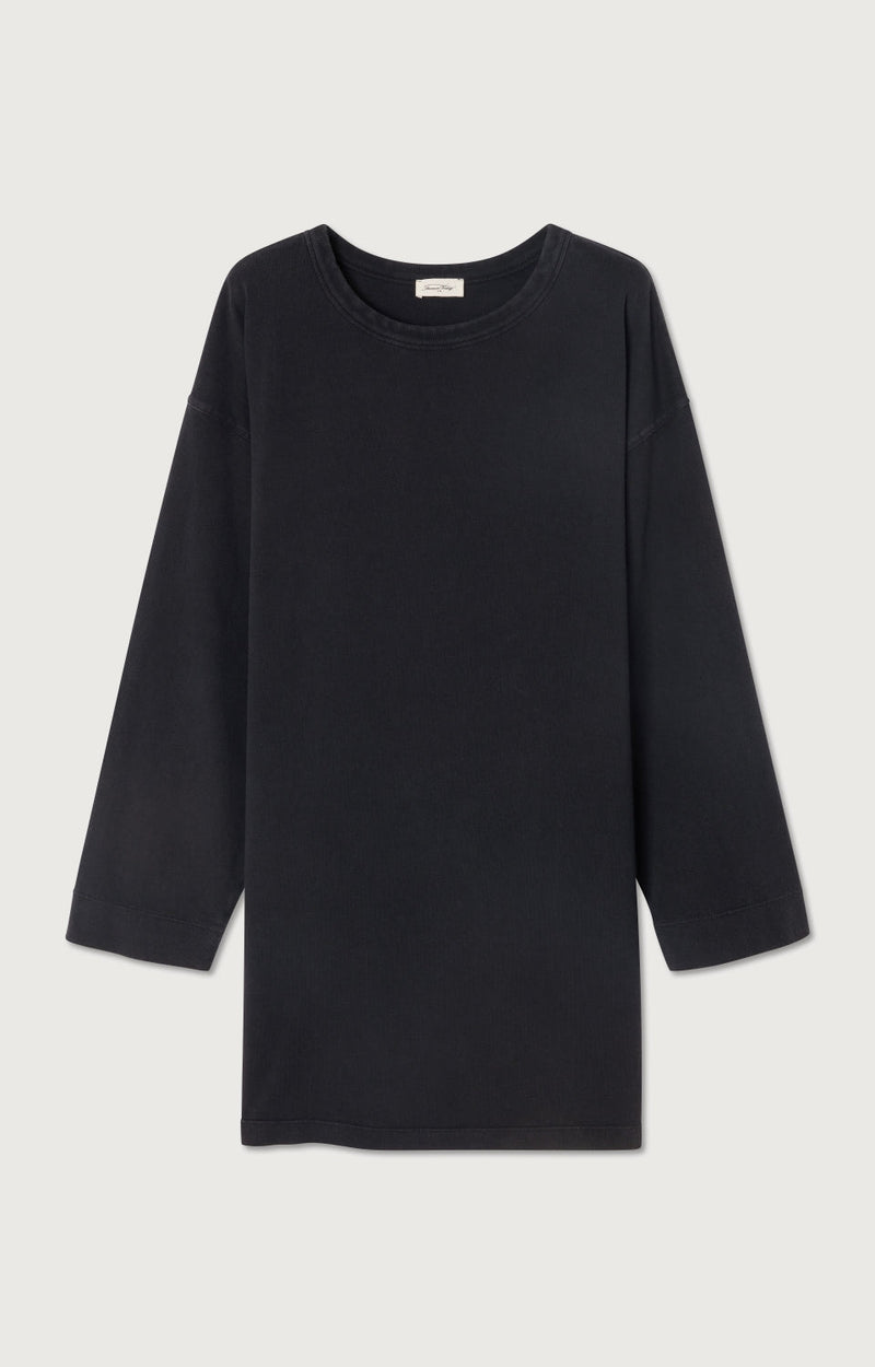 ROBE COURTE AMPLE ML COL ROND