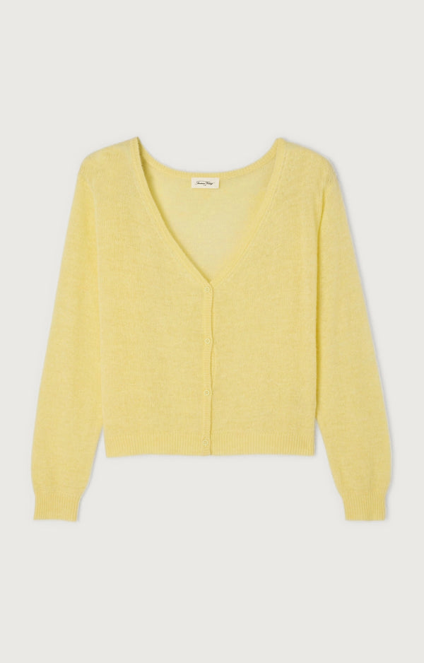 GILET COURT ML COL ROND