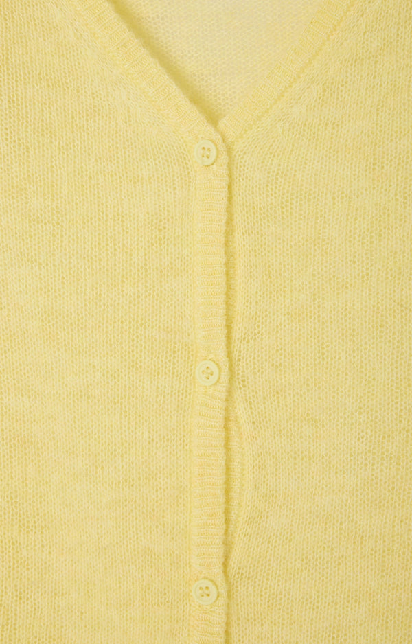 GILET COURT ML COL ROND