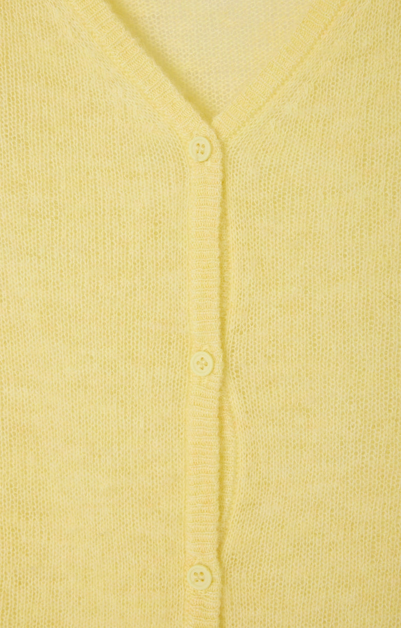 GILET COURT ML COL ROND