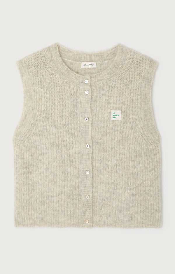 GILET SM COL ROND