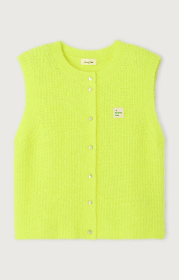 GILET SM COL ROND