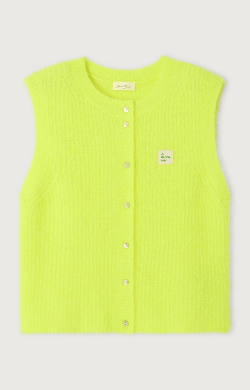 GILET SM COL ROND