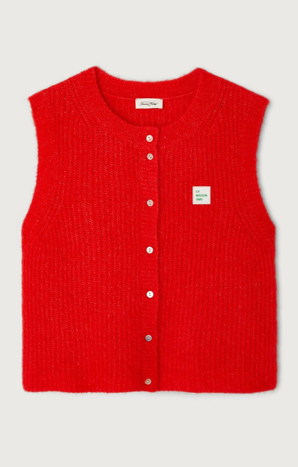 GILET SM COL ROND