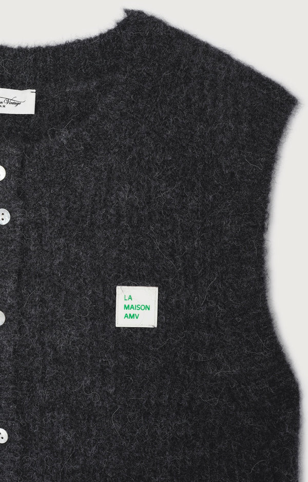 GILET SM COL ROND