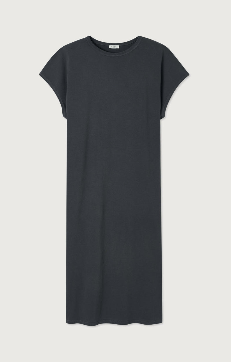 ROBE LONGUE DROITE SM COL ROND