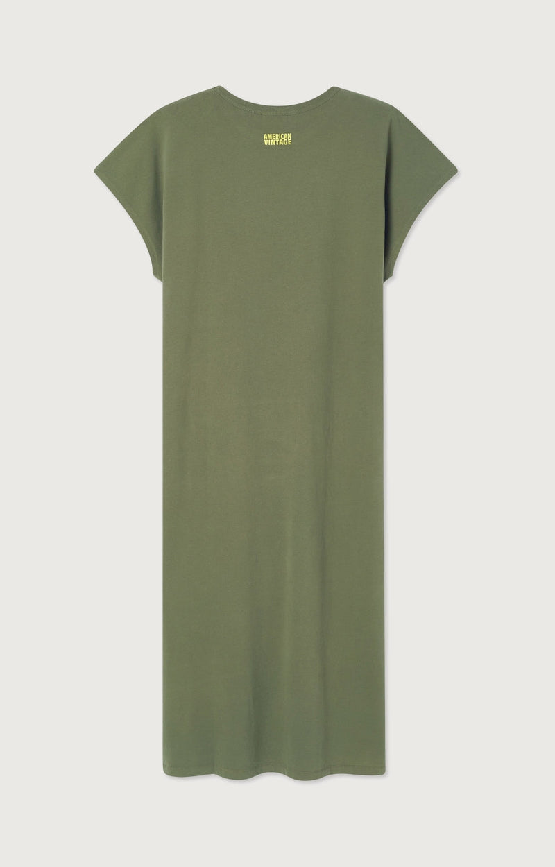 ROBE LONGUE DROITE SM COL ROND
