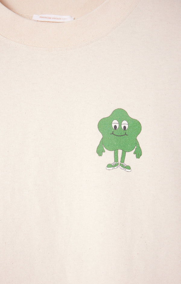 T-SHIRT AMPLE MC COL ROND