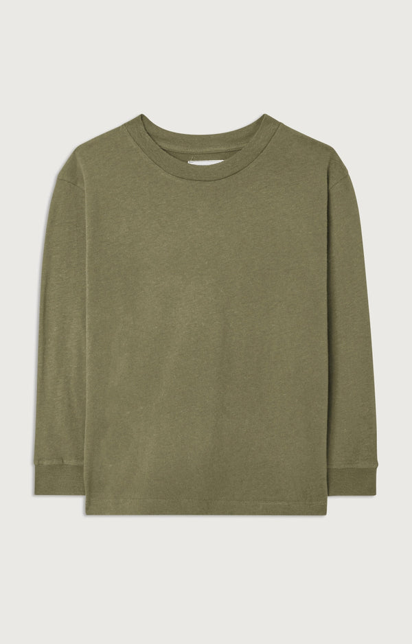 T-SHIRT DROIT ML COL ROND