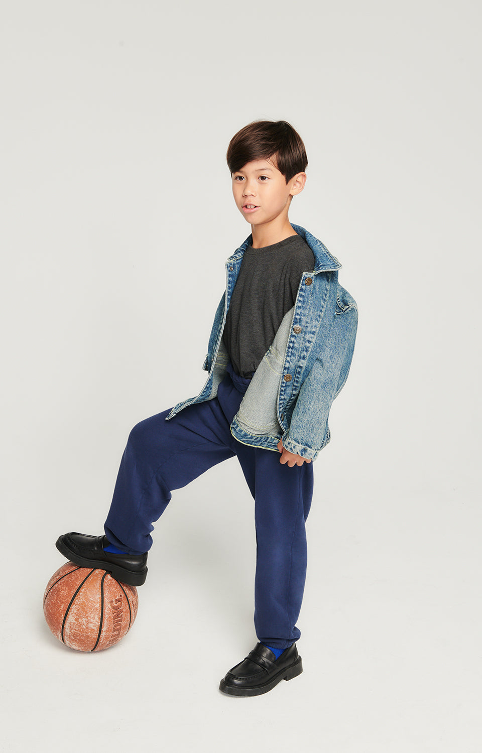 儿童直筒圆领T恤