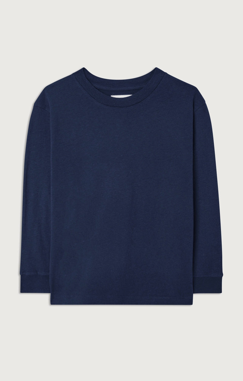 T-SHIRT DROIT ML COL ROND