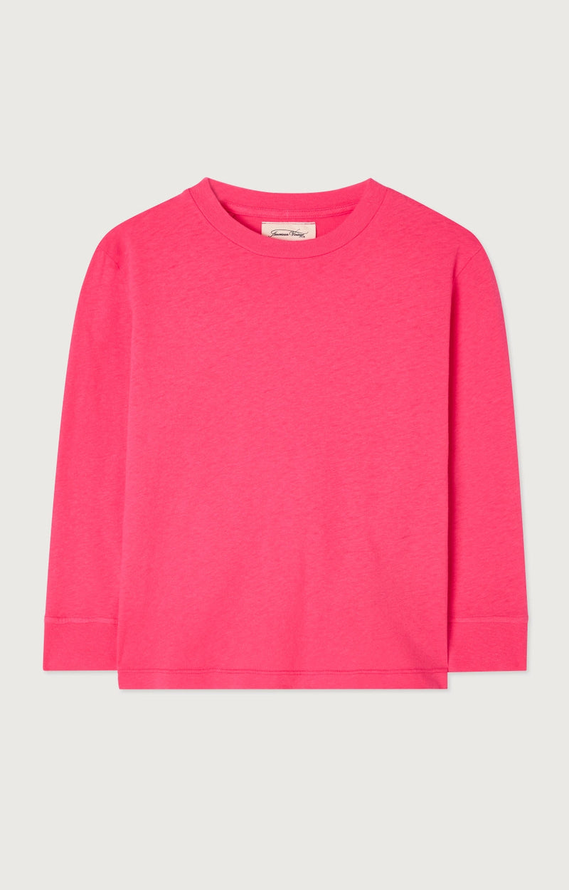 T-SHIRT DROIT ML COL ROND