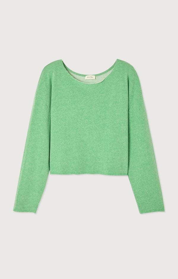 SWEAT MANCHES LONGUES COL BATEAU