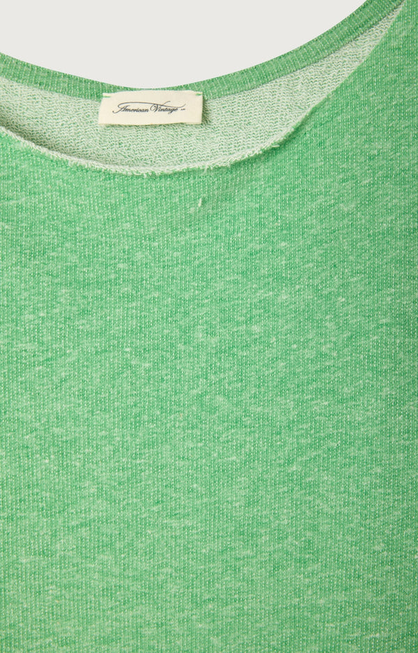 SWEAT MANCHES LONGUES COL BATEAU