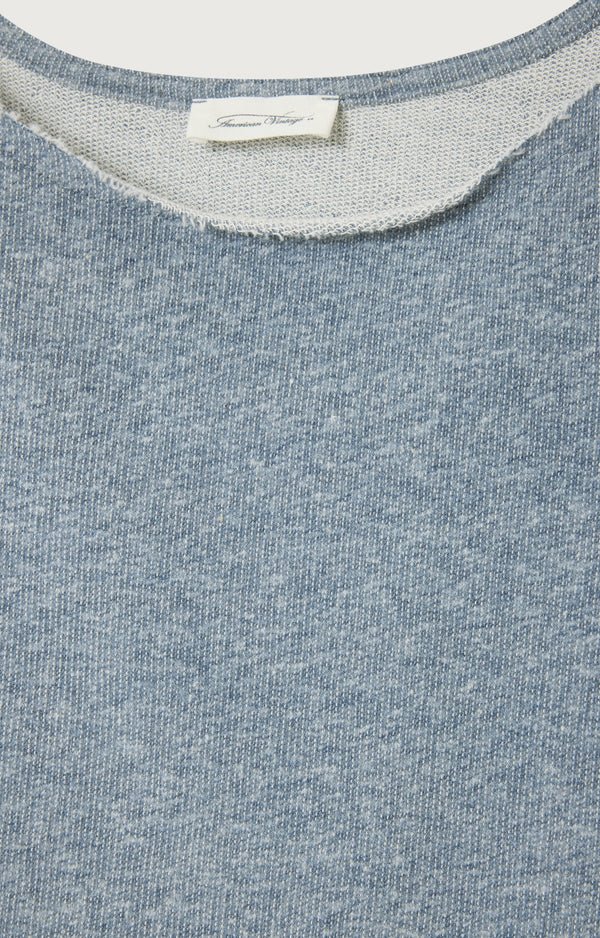 SWEAT MANCHES LONGUES COL BATEAU