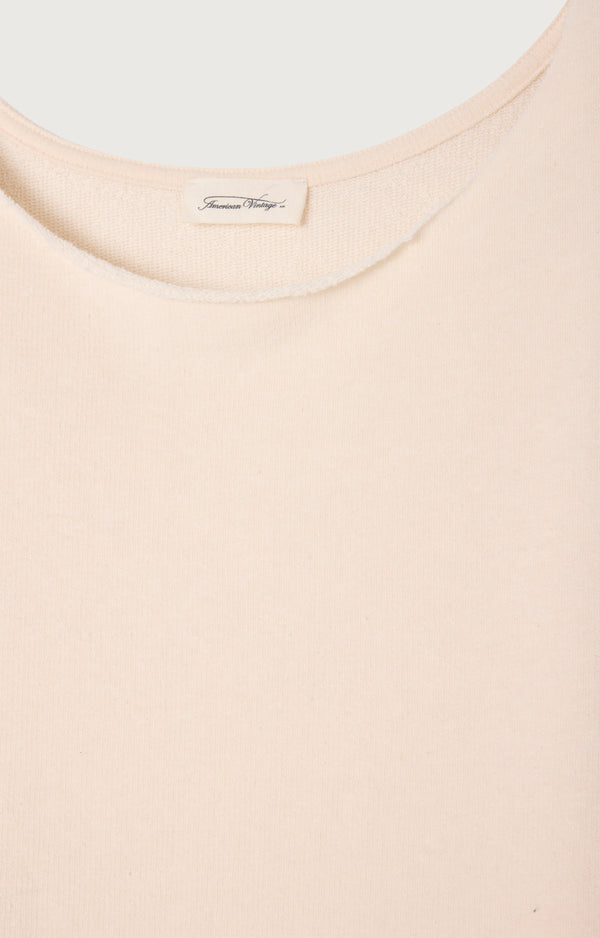 SWEAT MANCHES LONGUES COL BATEAU