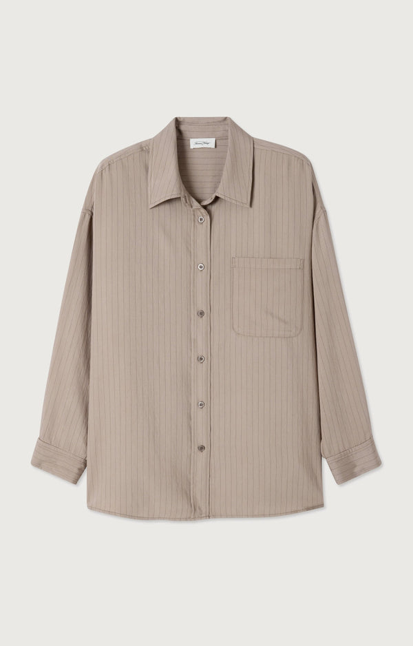 CHEMISE AMPLE ML COL BOUTONNE