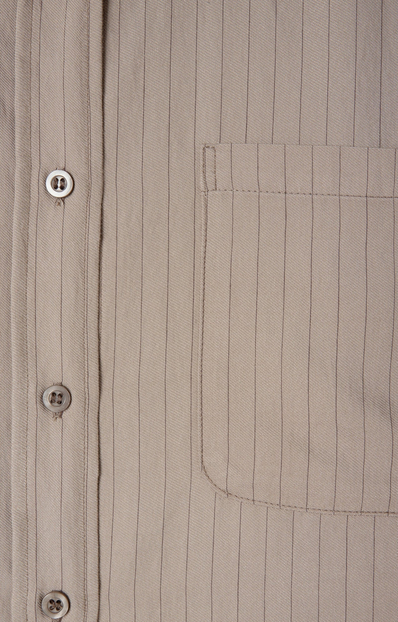CHEMISE AMPLE ML COL BOUTONNE