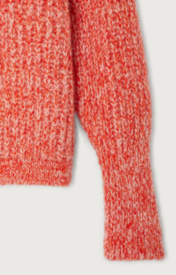 GILET COURT BOULE MANCHES LONGUES