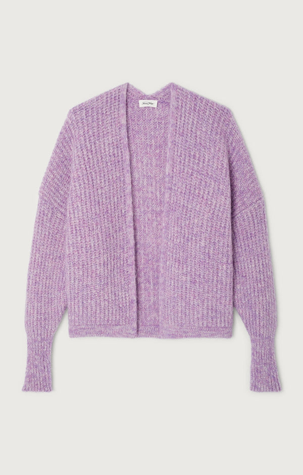 GILET COURT BOULE MANCHES LONGUES
