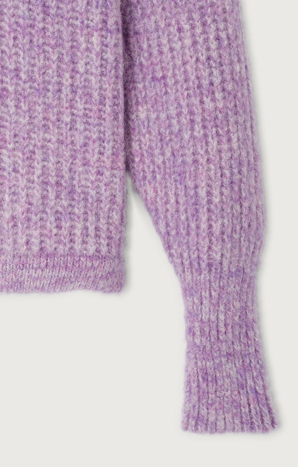 GILET COURT BOULE MANCHES LONGUES