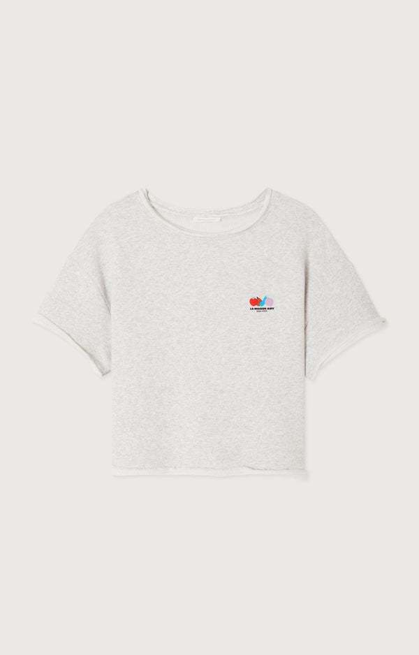 T-SHIRT AMPLE MC COL ROND