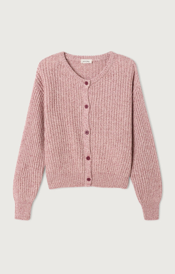 GILET BOULE ML COL ROND