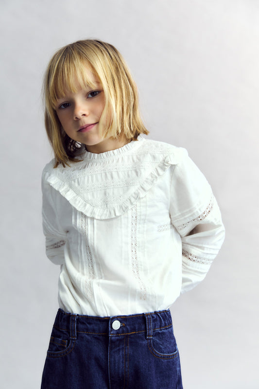 Blanca Blouse Moonlight White