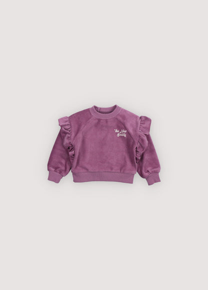 Clau Baby Sweatshirt Grape Bliss