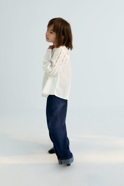 Dahlia Blouse Moonlight White