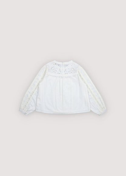 Dahlia Blouse Moonlight White