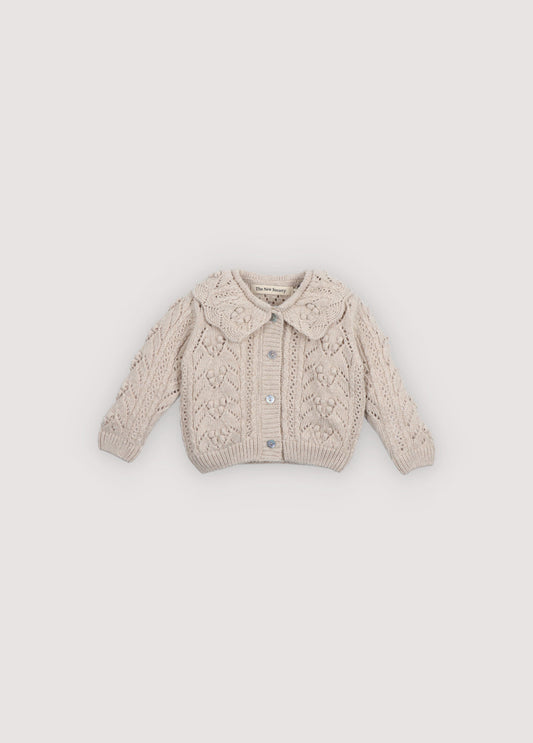 Lila Baby Cardigan Moonlight White