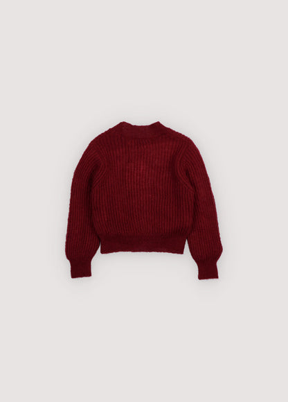 Lina Cardigan Plum Fantasy