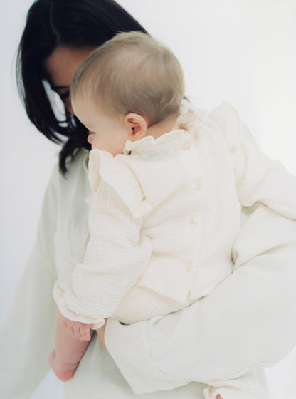 Maitea Baby Blouse Moonlight White