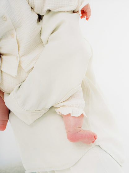 Maitea Baby Blouse Moonlight White