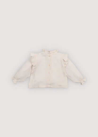 Maitea Baby Blouse Moonlight White