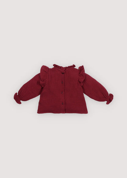 Maitea Baby Blouse Plum Fantasy