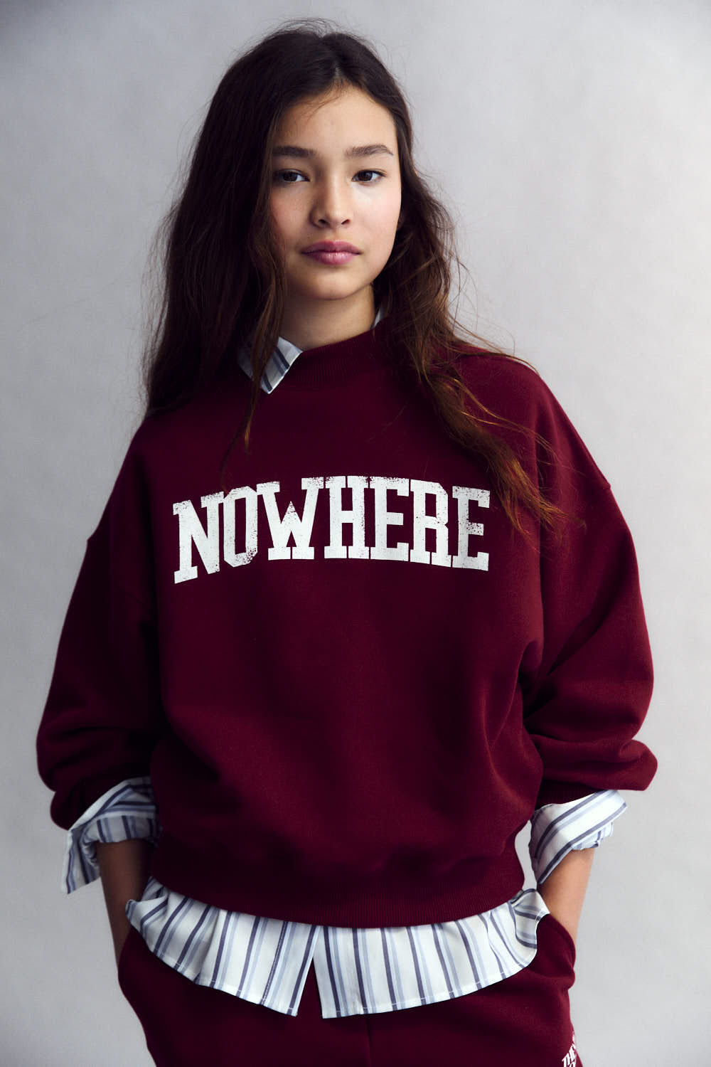 Nowhere Teen Sweatshirt Plum Fantasy