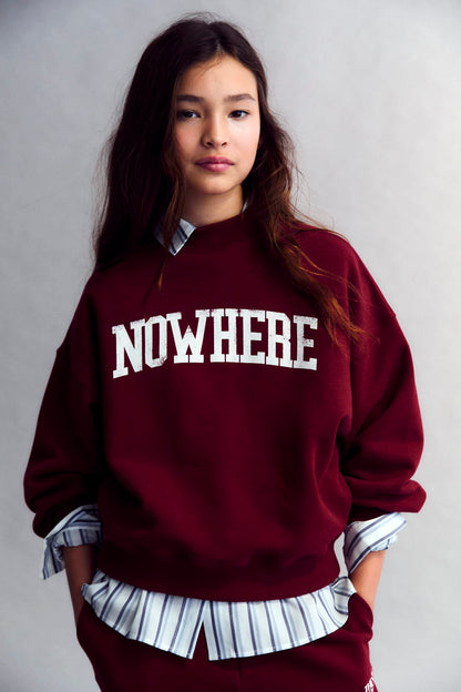 Nowhere Teen Sweatshirt Plum Fantasy