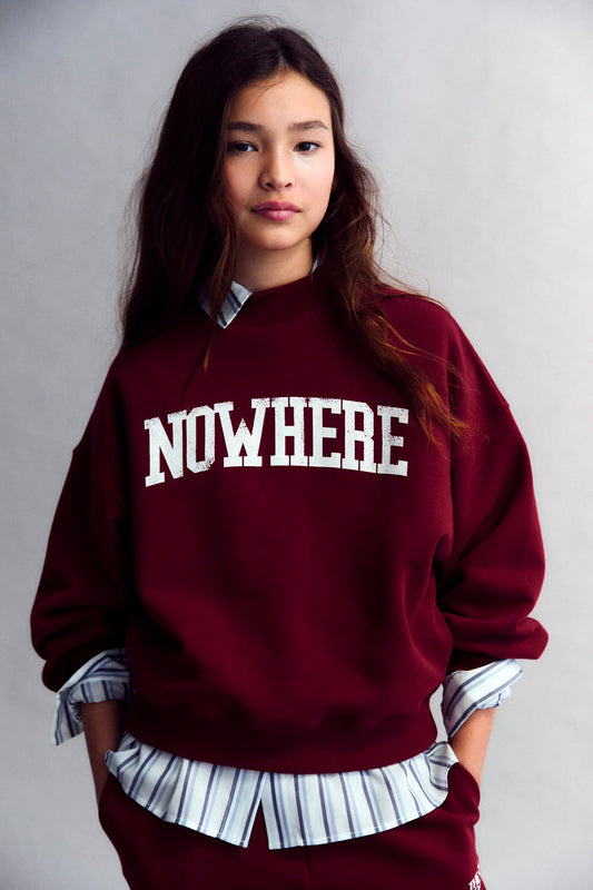 Nowhere Teen Sweatshirt Plum Fantasy