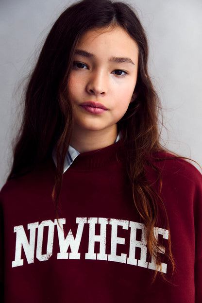 Nowhere Teen Sweatshirt Plum Fantasy